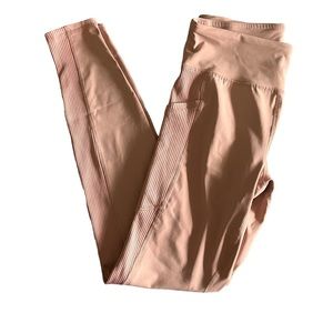 Forever 21 Light Pink Athletic Leggings w/ Pockets